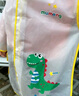 牧萌儿童雨衣男童女童防水全身雨披幼儿园小学生雨具 黄色小恐龙 S 实拍图