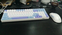 AOC GKM100无线蓝牙机械键盘鼠标套装三模 客制化热插拔轴 键盘电竞游戏专用电脑办公 蓝白紫青轴 实拍图