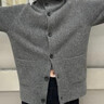 优衣库男女装souffle yarn舒芙蕾针织开衫/毛衣毛衫25新款480023 08 深灰色 M 实拍图