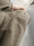 MUJI 女式 抓绒 开衫 外套 外衣 长袖 25年冬季 女装 BB2T4C5A 深咖啡色 L （165/88A） 实拍图