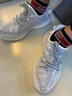 H8奢椰子鞋350鞋子男鞋2025新款透气网面莆田男鞋休闲运动跑步鞋 白满（BT版本） 42 实拍图