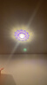 爱沐森（AIMUSEN）走廊灯过道灯现代简约欧式暗装创意进门厅入户筒灯水晶玄关灯 5瓦六档红蓝紫变光 暗装开孔5-10厘米 实拍图