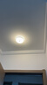 世尊奶油风LED过道小灯走廊灯玄关灯入户灯简约现代衣帽间阳台吸顶灯 小圆16cm明装暖光 实拍图