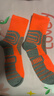 TFO 赛事级户外袜 减震登山袜 越野跑透气徒步袜2202205 男款橙色 实拍图