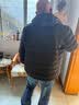 鸭鸭（YAYA）轻薄羽绒服男士秋冬季新款商务休闲连帽防寒运动短款上衣排骨外套 黑色(连帽） 2XL (建议170-185斤) 实拍图