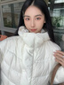 森马（Semir）90绒羽绒服女三防抗静电2025冬龟背廓形中长保暖外套109725113002 实拍图