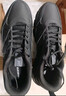 361°运动鞋男鞋秋冬季透气网面跑鞋黑色通勤轻质户外慢跑步鞋 曜石黑/烟灰【皮革面防泼水】 41 实拍图