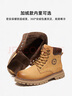 骆驼（CAMEL）王俊凯同款秋冬马丁靴户外工装大黄靴男 G122W7757TR 金黄 40 实拍图