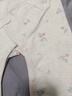婧麒（JOYNCLEON）婴儿连体衣春秋无骨衣服春装空调服纯棉春款长袖和尚服外出服 亲子熊+桃子兔 66cm 实拍图