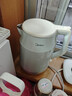 美的（Midea）电热水壶 2L大容量 1800W大功率速沸 双层防烫 304不锈钢无缝内胆 烧水壶电水壶 SH20M119 实拍图
