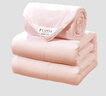 富安娜 舒暖七孔抗菌 纤维被 二合一子母被四季被 8斤 203*229cm 粉色 实拍图