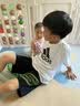 英氏（YEEHOO）婴儿围栏地上室内宝宝防护栏游戏游乐园爬行垫套装安全栅栏DIY桌 实拍图