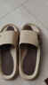 回力运动拖鞋男浴室内户外减震防滑厚底凉拖鞋HL39651卡其色42-43码 实拍图