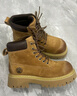 骆驼（CAMEL）【迪丽热巴同款】山越马丁靴秋冬新款高帮户外工装靴大黄靴女 L23W076036戈壁土黄 39 实拍图