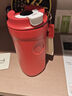 丽贝德温显咖啡杯不锈钢女高颜值水杯子陶瓷内胆保温杯 红色 460ML 实拍图
