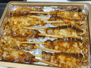 富海锦鱿鱼半支串净重440g 10-12串 轰炸大鱿鱼烧烤火锅食材 海鲜软足类 实拍图