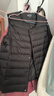 雪中飞经典新款基础舒适轻薄羽绒便捷短款保暖羽绒小马甲轻盈便携舒适 宝石黑|8086-女 M 165/88A 实拍图