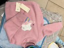 戴维贝拉（DAVE＆BELLA）童装雪尼尔针织衫男童儿童毛衣女童冬季婴儿宝宝秋冬女孩男孩冬款 深粉色【DBM19273-A】 130 cm（建议身高120-130cm） 实拍图