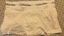 Calvin KleinCK 男士棉质平角内裤 3条套装 LV00NB4389 VQO黑/黑/黑  M 实拍图