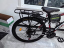 永久（FOREVER）山地车自行车成人男女青少年学生铝合金单车上班代步公路越野赛车 【钢架】顶配版-黑红辐条轮 26寸24速【建议身高155-185cm】 实拍图