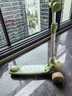 飞鸽儿童滑板车踏板车滑步车可坐可骑单脚滑行宝宝溜溜车2-3-4-6岁 清新绿【闪光悍马轮】 实拍图