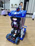 qdrone For the Good Moments遥控汽车遥控车3-6-12岁赛车儿童玩具男孩生日礼物金刚变形机器人 50cm星际特警【手表/手柄/手势遥控+特技轮+大礼盒】 跑马灯+编程+喷雾6 实拍图