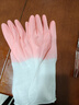 洋臣家庭清洁家务手套厚洗碗手套防水加绒橡胶洗衣服家务劳保手套 2双（均码仙女）【颜色随机】 实拍图