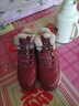 足力健老人鞋雪地靴高帮加厚棉鞋羊毛鞋2296303D 女/雅致红 38 实拍图