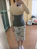 南极人羊绒护腰带保暖腰腹宫 带口袋可放暖宝加热护腰 暖肚子肚围腰围 精致灰【四季款】 XL（130-160斤） 实拍图