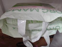妈妈果隔尿垫一次性婴儿护理垫新生儿宝宝尿布垫防水透气0-6个月婴幼儿 【轻薄透气】小号100片25*35cm 实拍图