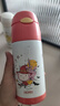 膳魔师（THERMOS）保温杯304不锈钢成人儿童学生吸管水杯子 魔法师系列FFI红色360ml 实拍图