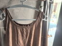 恒源祥背心青年女士舒适棉夏季吊带打底针织内搭无袖夏外穿休闲运动薄款 咖啡+冷淡黑 2XL 175建议体重120-130斤 实拍图