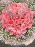 领香鲜花速递香槟玫瑰花束送女友老婆生日礼物全国同城配送 33朵戴安娜玫瑰花束—怦然心动 实拍图