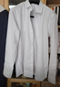 罗蒙（ROMON）纯色商务职业正装男士白衬衫工装外套长袖衬衣男CS108白色XL 实拍图