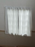 幻影纱窗帘客厅卧室透光不透人隔断纱阳台飘窗遮光布纱窗帘 幻影纱-白色 2米宽*1.5米高【挂钩款】一片 实拍图