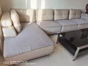 欣雨禾皮沙发专用垫 真防滑坐垫冬季透气布艺简约组合沙发保护套罩四季 防滑升级灰色 贵妃L型定制一张 实拍图