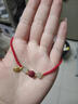 BJYL朱砂上岸红绳手链女士本命年转运珠手环男款手工编织手绳饰品礼物 实拍图