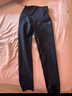 十月结晶打底裤秋冬孕妇裤薄绒外穿瑜伽鲨鱼裤无缝托腹无痕裤 黑色L码 实拍图