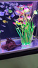 异景园鱼缸水族箱装饰仿真水草水族造景套餐假水草装饰塑料高款大水草绿 CL44七指草【粉】 实拍图