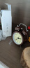 得力（deli）儿童节礼物迷你复古机械闹钟夜光床头闹钟儿童学生开学升学必备  棕色9024开学礼物开学季 实拍图