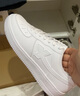 特步男鞋运动鞋空军一号情侣板鞋百搭休闲鞋时尚耐磨防滑运动鞋潮板鞋 新白色【男款新版】 43 实拍图