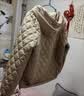 短款棉服秋冬2026新款小香风菱格小棉袄韩版宽松轻薄百搭棉衣外套 卡其色 L 建议88-105斤 实拍图