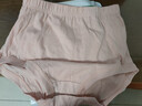 AB【3条】女薄款高腰印花纯色棉质抗菌中老年三角裤  纯色 L 实拍图