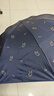 天堂伞遮阳伞太阳伞黑胶防晒伞防紫外线晴雨伞两用女士超轻便携UPF50+ 一帘花梦-3折-藏青色 实拍图