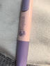 得力(deli)矫姿自动铅笔 0.9mm不易断芯幼儿园儿童小学生启蒙练字正姿文具 单支笔粉紫色笔杆 SH136-A 实拍图