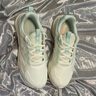 安踏漫步运动鞋女鞋女士秋冬季款皮面轻便防泼水软底跑步鞋子女 漫步网面|象牙白/泡沫绿-1 37.5 实拍图
