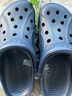 卡骆驰（CROCS）洞洞鞋贝雅男鞋女鞋轻便耐磨一脚蹬拖鞋休闲鞋|10126 深蓝-410 40 (250mm) 实拍图