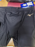 美津浓（MIZUNO）泳裤男士防尴尬大码长款5分裤专业速干抗氯游泳衣装备B1127金2XL 实拍图