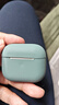 织尔  苹果Air Pods Pro2蓝牙耳机保护套防尘防摔防滑防指纹液态软硅胶可充电apple保护壳 AirPods3【薰紫色】真液态丨硅胶耳机套 实拍图