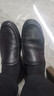 红蜻蜓休闲鞋男秋冬透气软底商务一脚蹬男士休闲鞋皮鞋WTA7423黑色43 实拍图